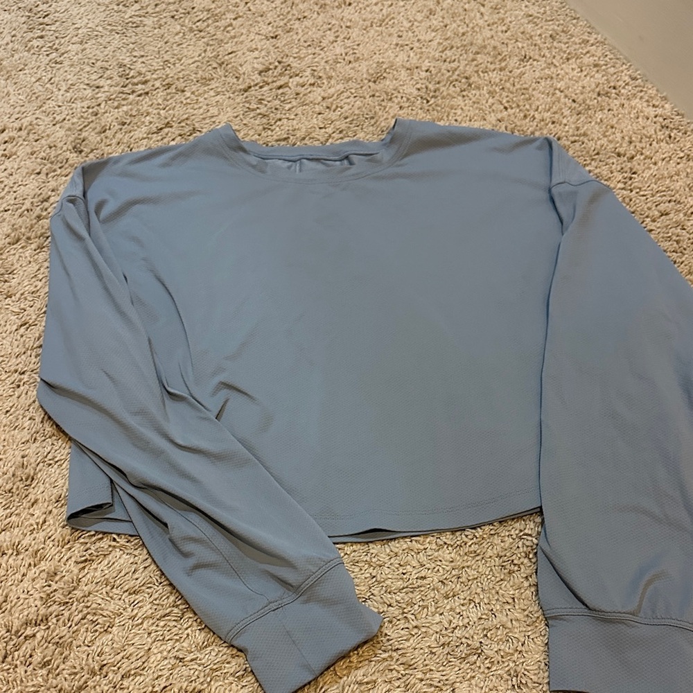 Lululemon Light Blue Long-Sleeve Top